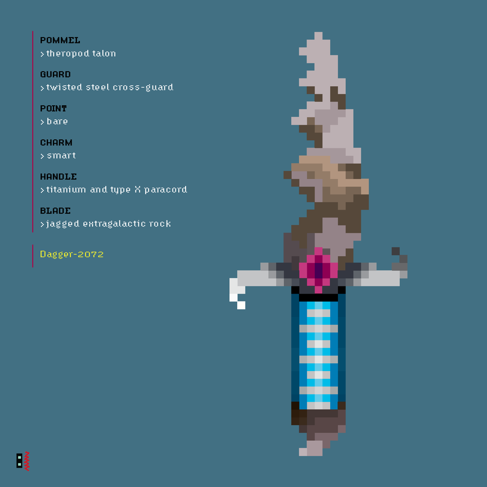 Dagger 2072 Pixel Daggers   Dagger 2072 